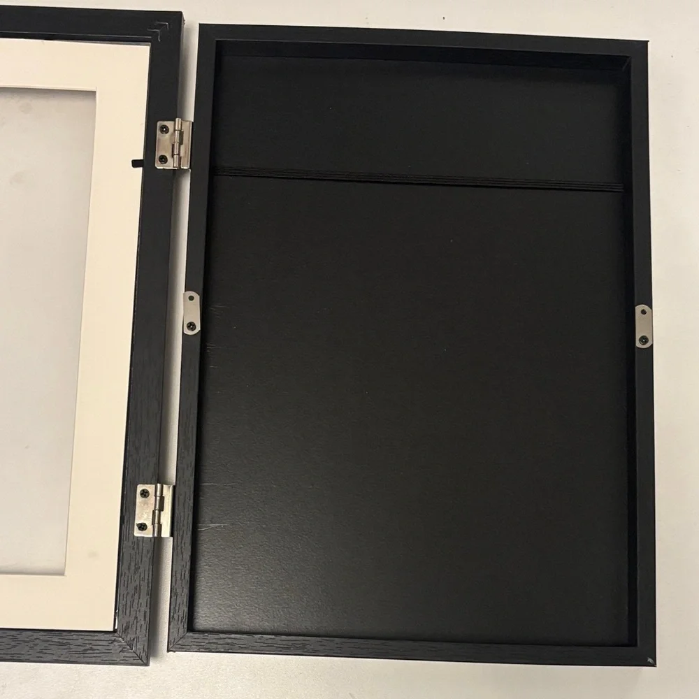Elegant Black and White Picture Frame Set